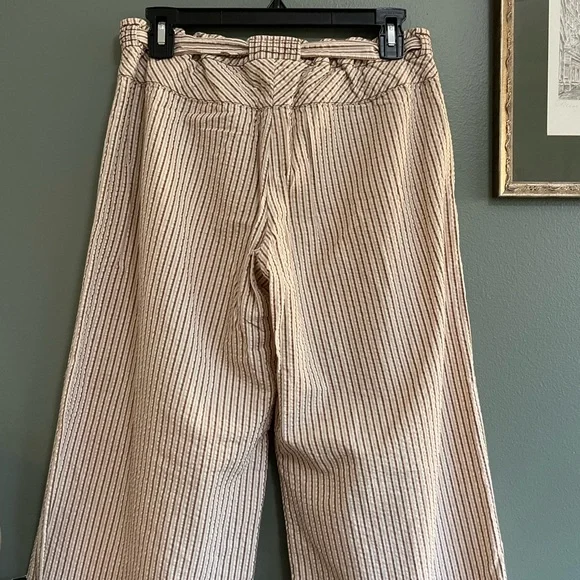 Lilka Seersucker Wide Leg Pants, Anthropologie - Picture 2 of 9